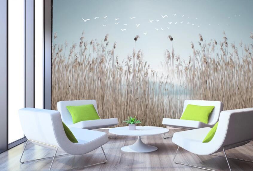 3D Reeds 267 Wall Murals Wallpaper AJ Wallpaper 2 