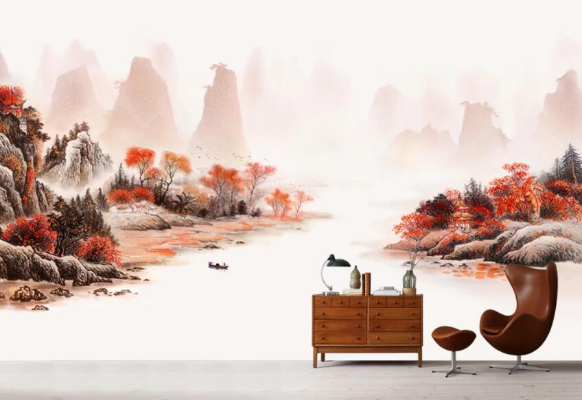 3D Country Maple WG852 Wall Murals