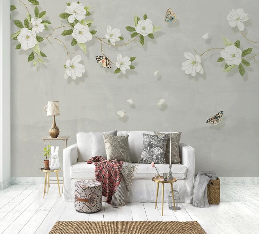 3D Moth Butterfly WG848 Wall Murals