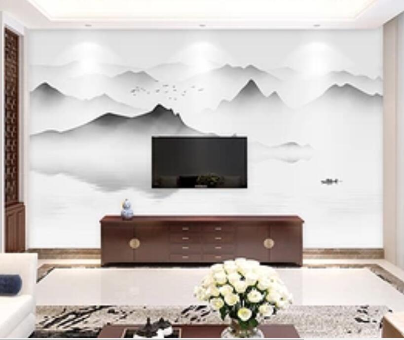 3D Hazy Boating WG862 Wall Murals