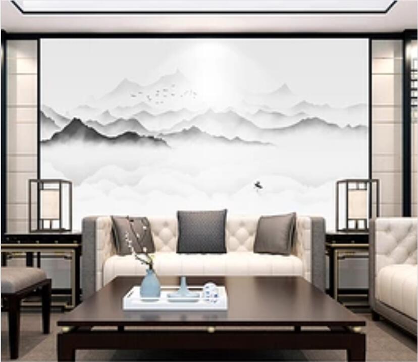 3D Cloud Mountain WG858 Wall Murals