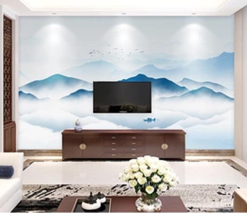 3D Natural Mountain WG854 Wall Murals