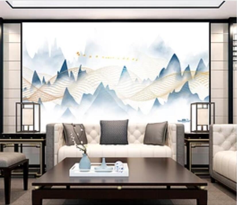 3D Triangle Mountain WG843 Wall Murals