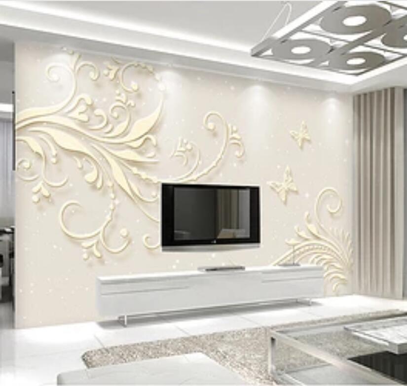 3D Gold Butterfly WG804 Wall Murals