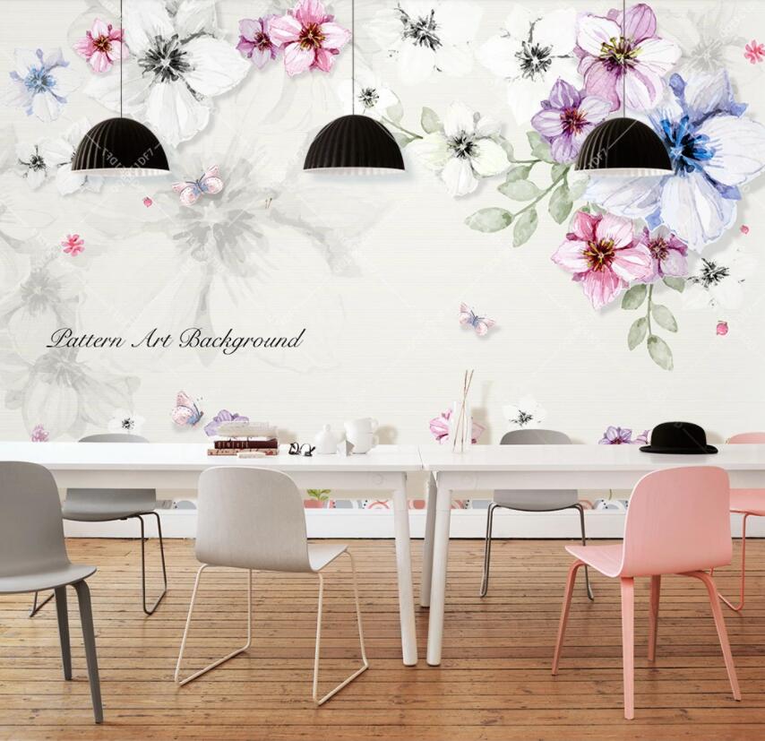 3D Blooming Flower WG729 Wall Murals