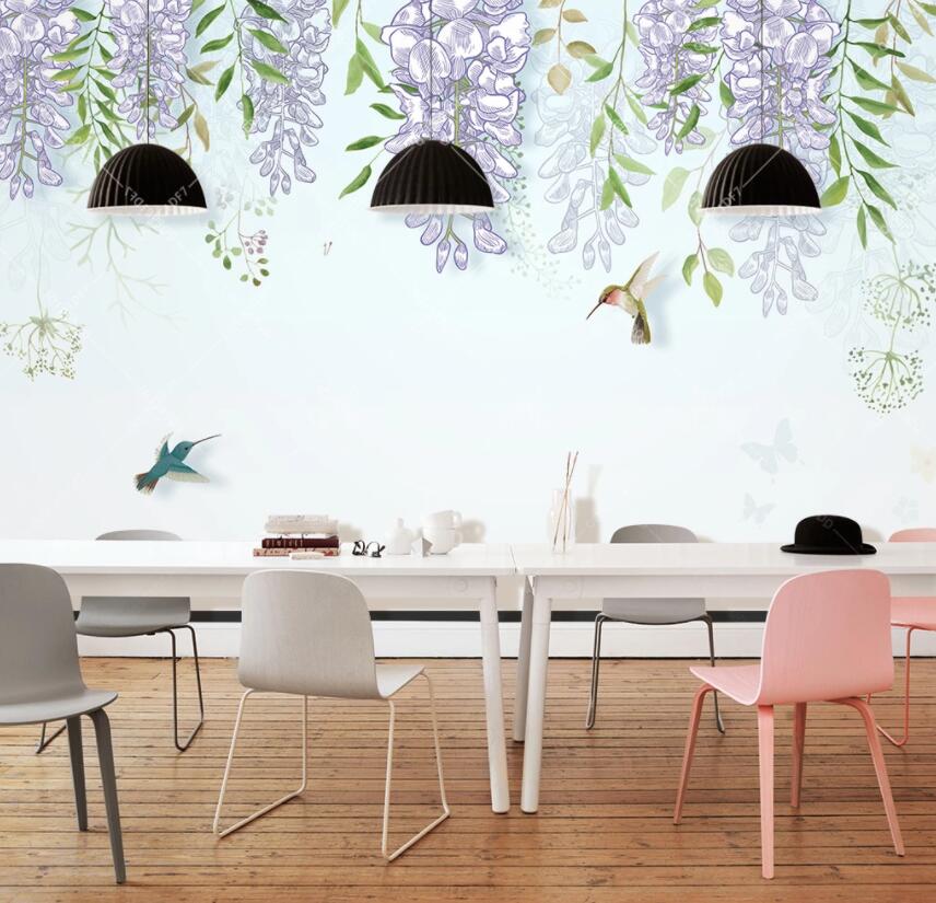 3D Vine Flower WG727 Wall Murals