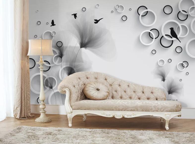 3D Geometric Circle 282 Wall Murals Wallpaper AJ Wallpaper 2 