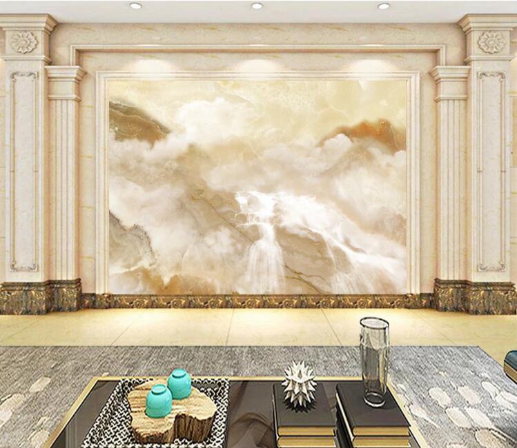 3D Sun Waterfall WC2460 Wall Murals