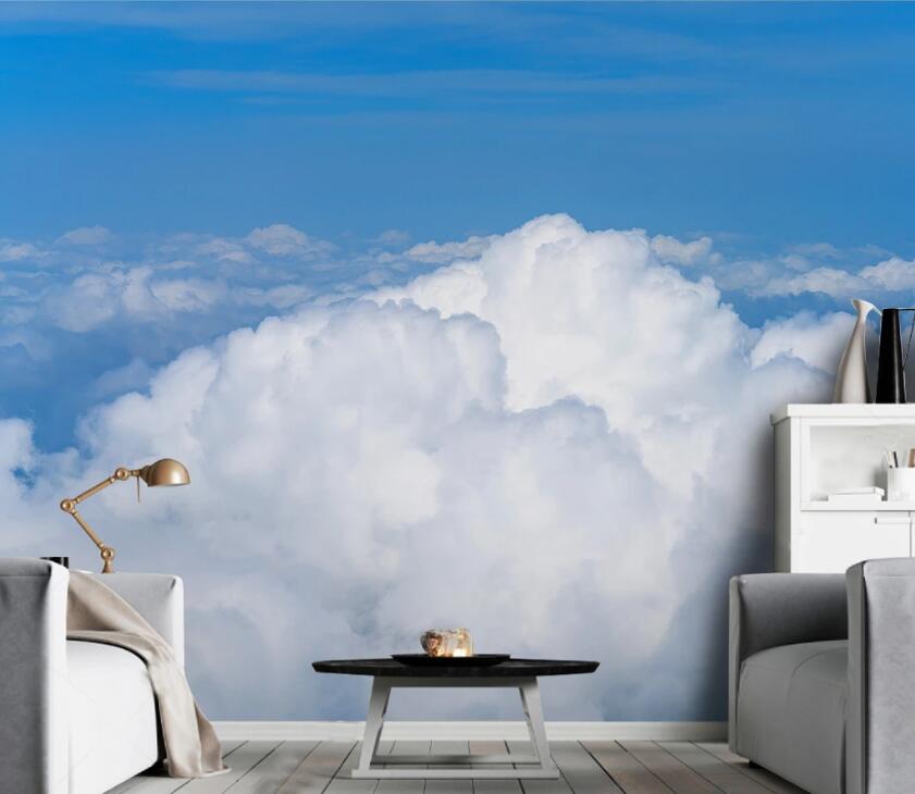 3D White Clouds WC88 Wall Murals Wallpaper AJ Wallpaper 2 