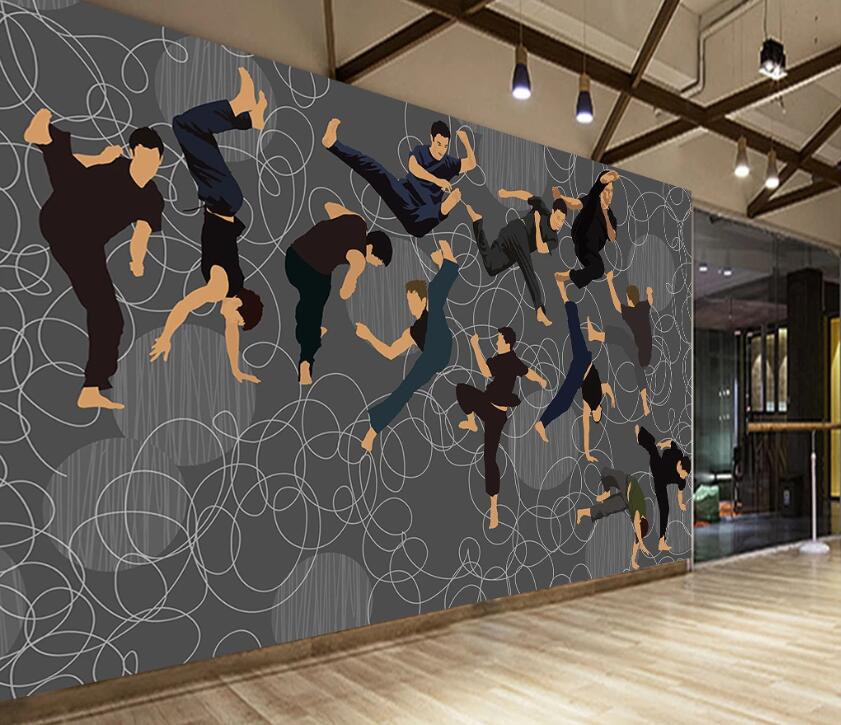 3D Martial Arts WC2404 Wall Murals