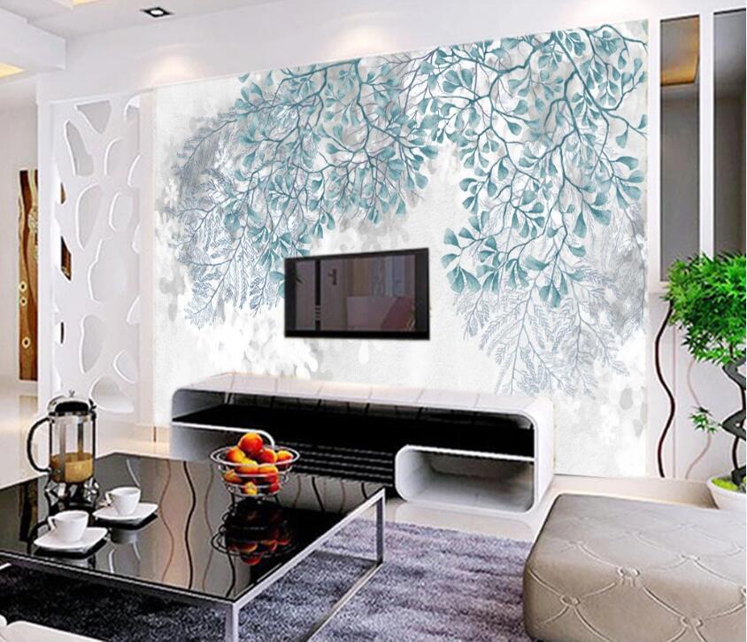 3D Fresh Leaves WC2316 Wall Murals