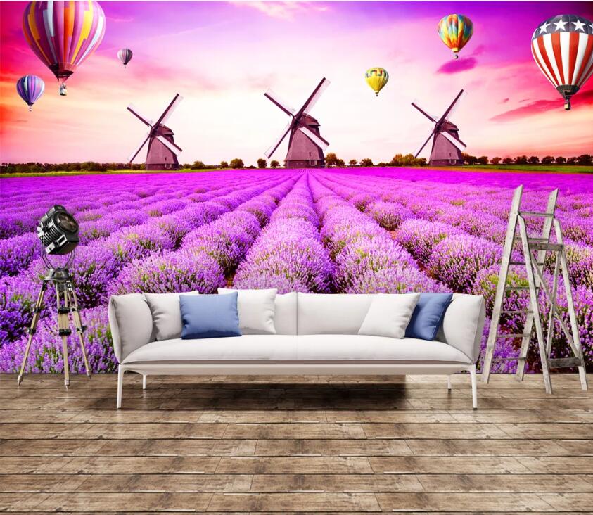 3D Purple Ocean WC63 Wall Murals Wallpaper AJ Wallpaper 2 