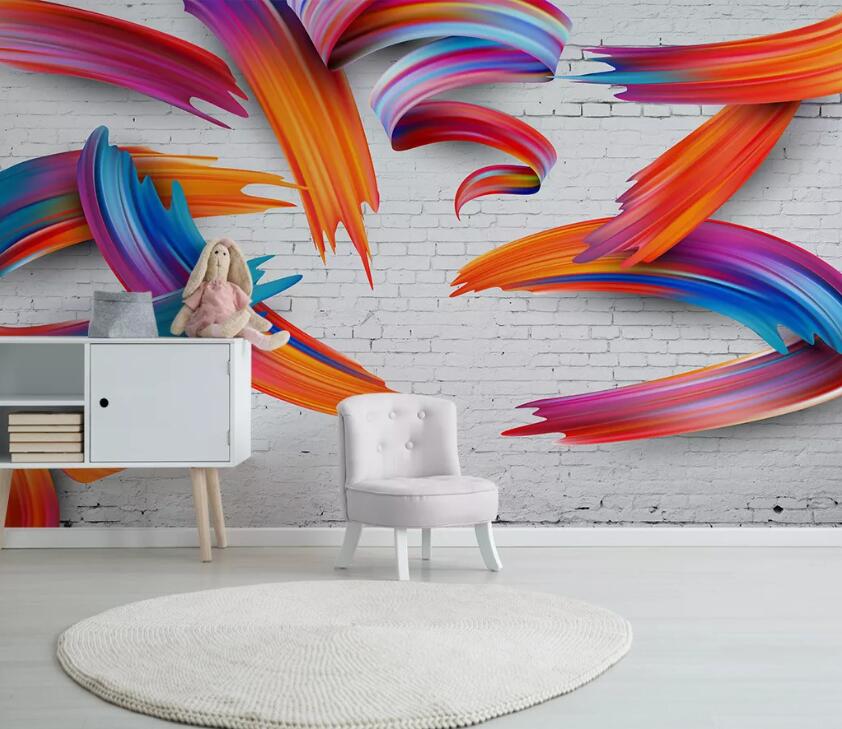 3D Colored Feather WC79 Wall Murals Wallpaper AJ Wallpaper 2 