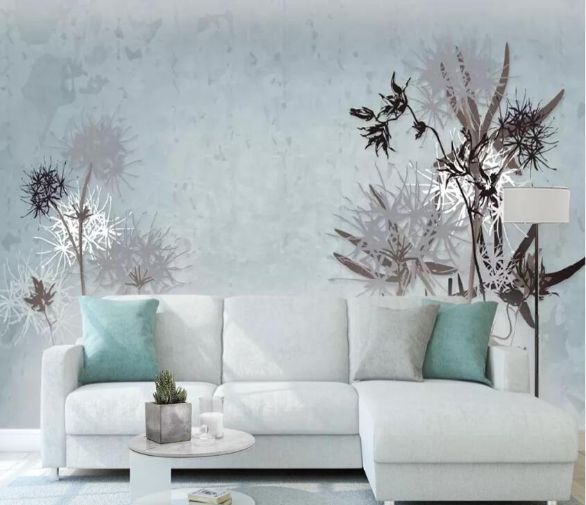 3D Abstract Flower WC1491 Wall Murals