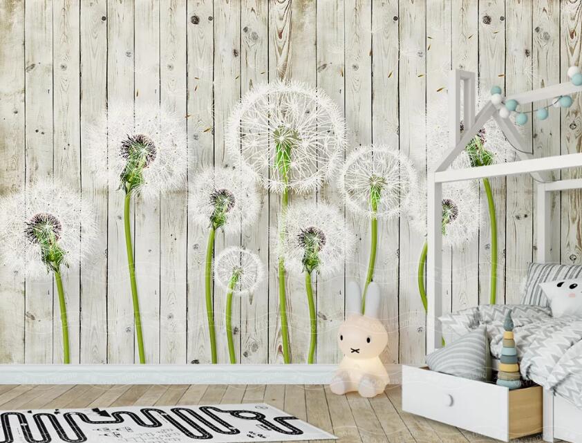 3D White Daisies WC73 Wall Murals Wallpaper AJ Wallpaper 2 