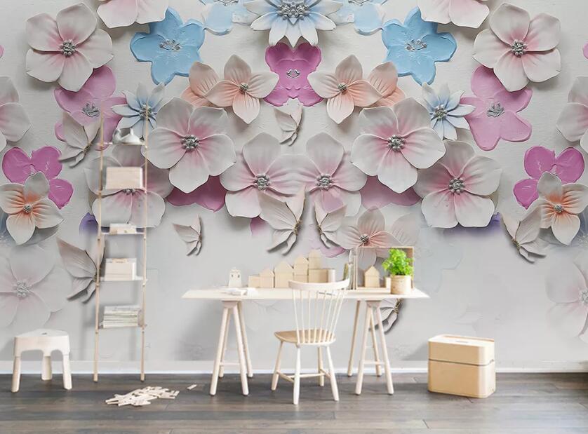 3D Decorative Fower WC1430 Wall Murals