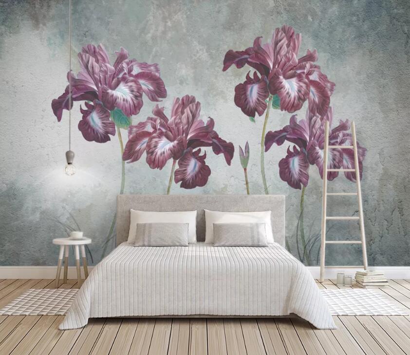 3D Blooming Flower WC2666 Wall Murals