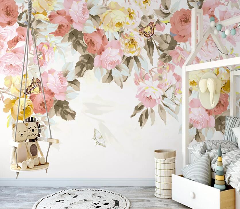 3D Dense Flower WC2649 Wall Murals