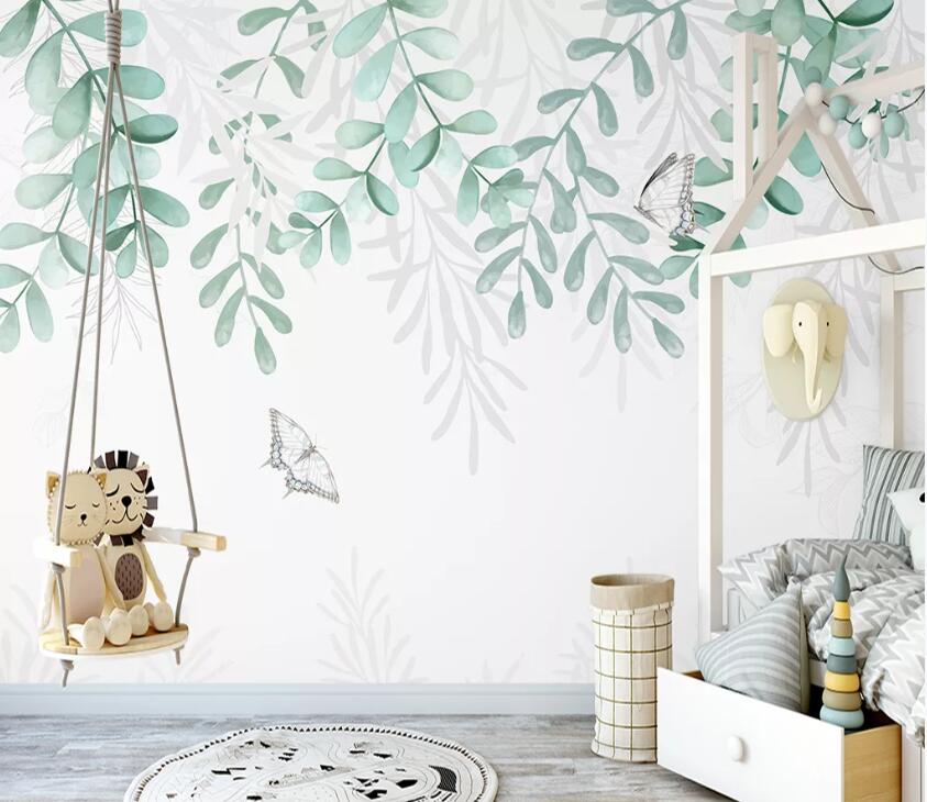 3D Willow Butterfly WC2637 Wall Murals