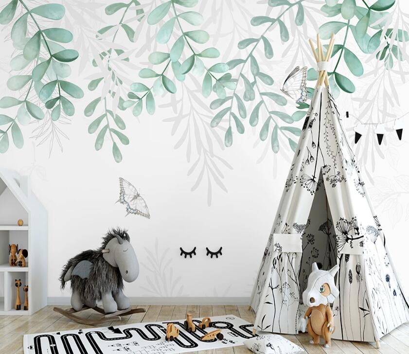 3D Willow Butterfly WC2637 Wall Murals