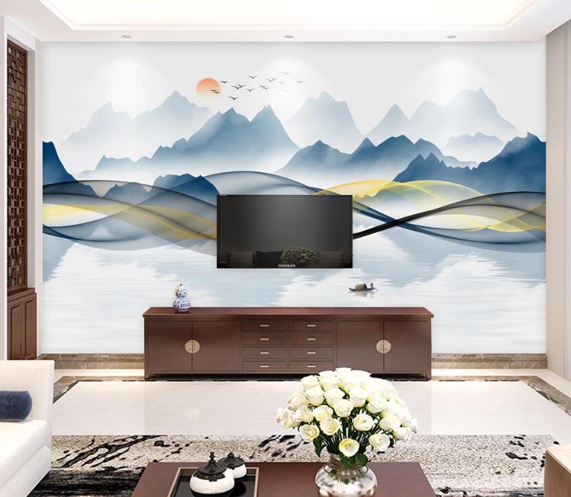 3D Group Mountain WC2588 Wall Murals