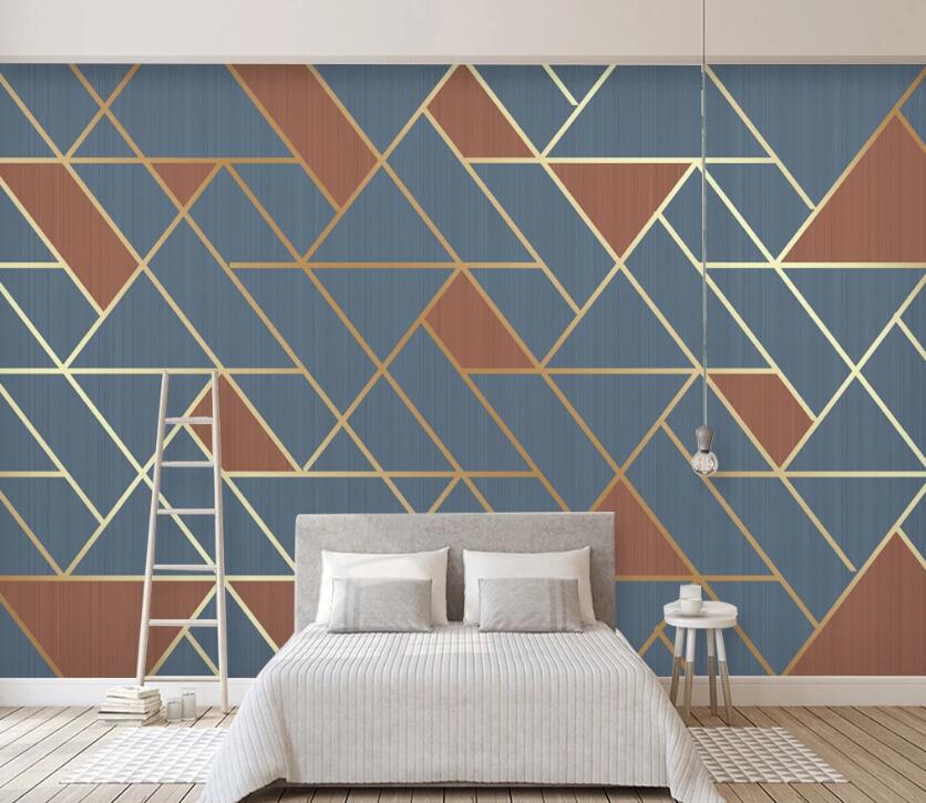 3D Color Geometry WC84 Wall Murals Wallpaper AJ Wallpaper 2 