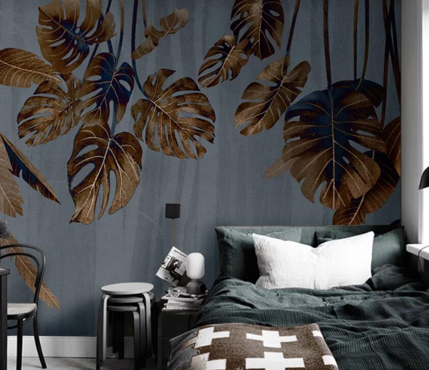 3D Dead Leaves WC2531 Wall Murals