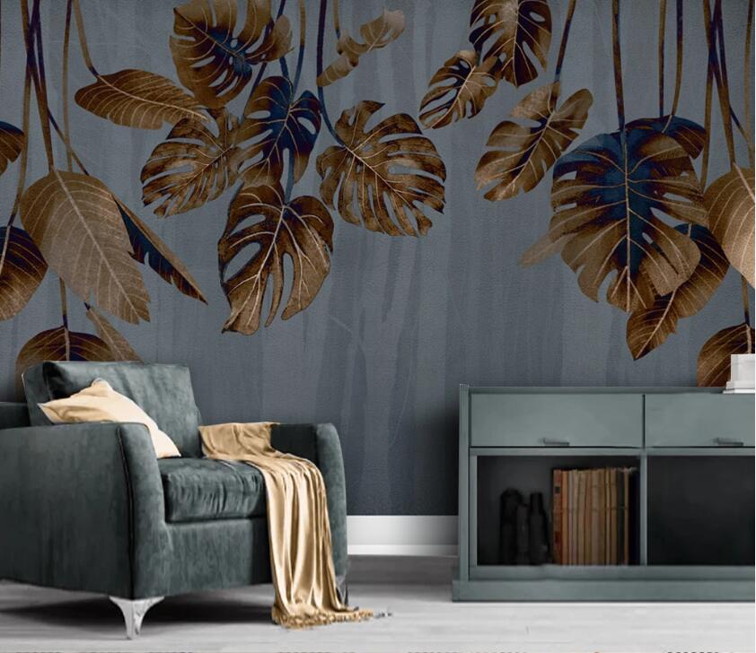 3D Dead Leaves WC2531 Wall Murals