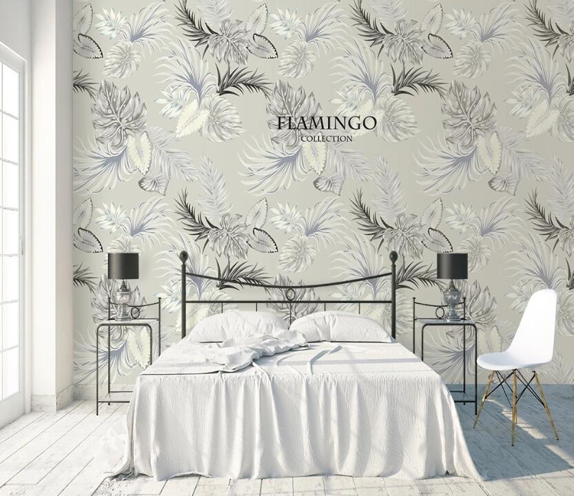 3d Flower Leaves Wc03 Wall Murals Aj Wallpaper