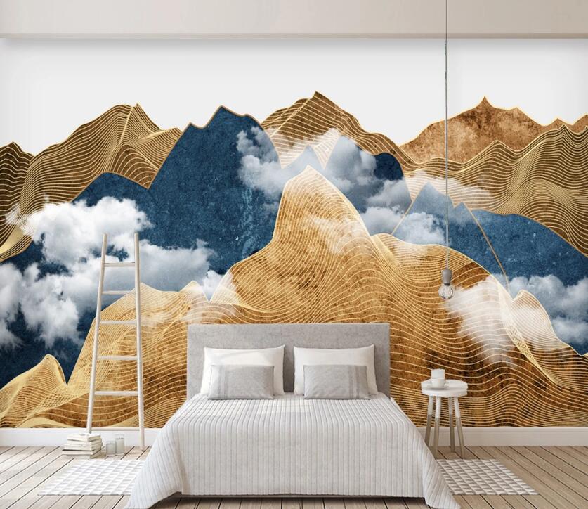 3D Stone Mountain WC2373 Wall Murals