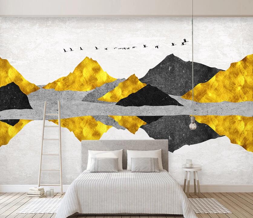 3D Golden Hillside WC2356 Wall Murals