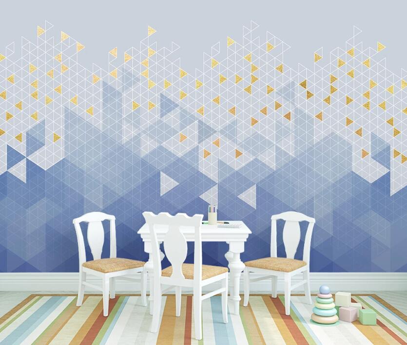 3D Color Geometry WC27 Wall Murals Wallpaper AJ Wallpaper 2 