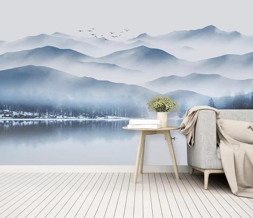 3D Lake Forest WC2332 Wall Murals