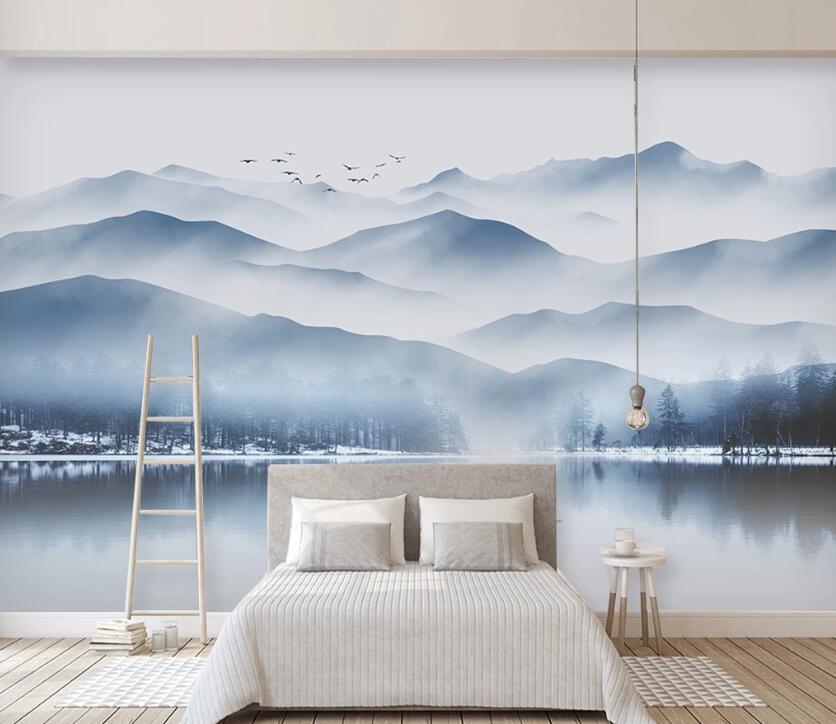 3D Lake Forest WC2332 Wall Murals