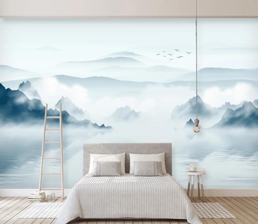 3D Water Boat WC45 Wall Murals Wallpaper AJ Wallpaper 2 