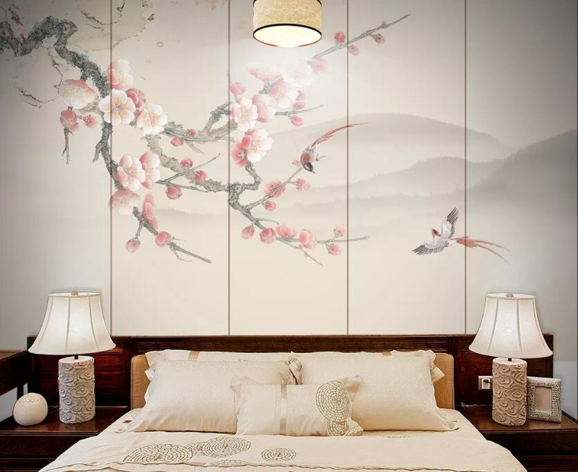 3D Mountain Bird WC2289 Wall Murals