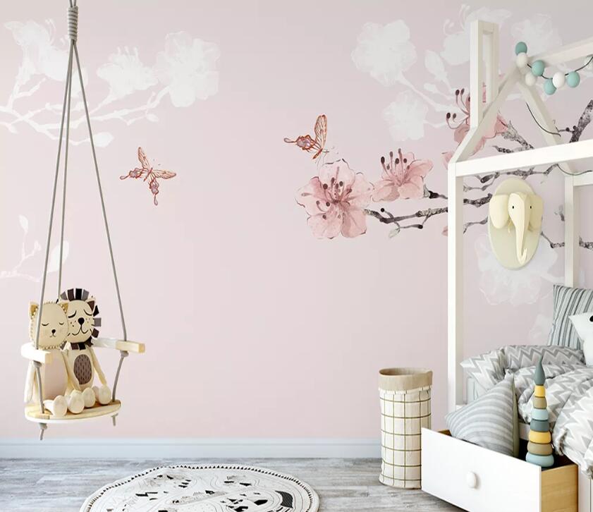 3D Peach Blossom WC72 Wall Murals Wallpaper AJ Wallpaper 2 