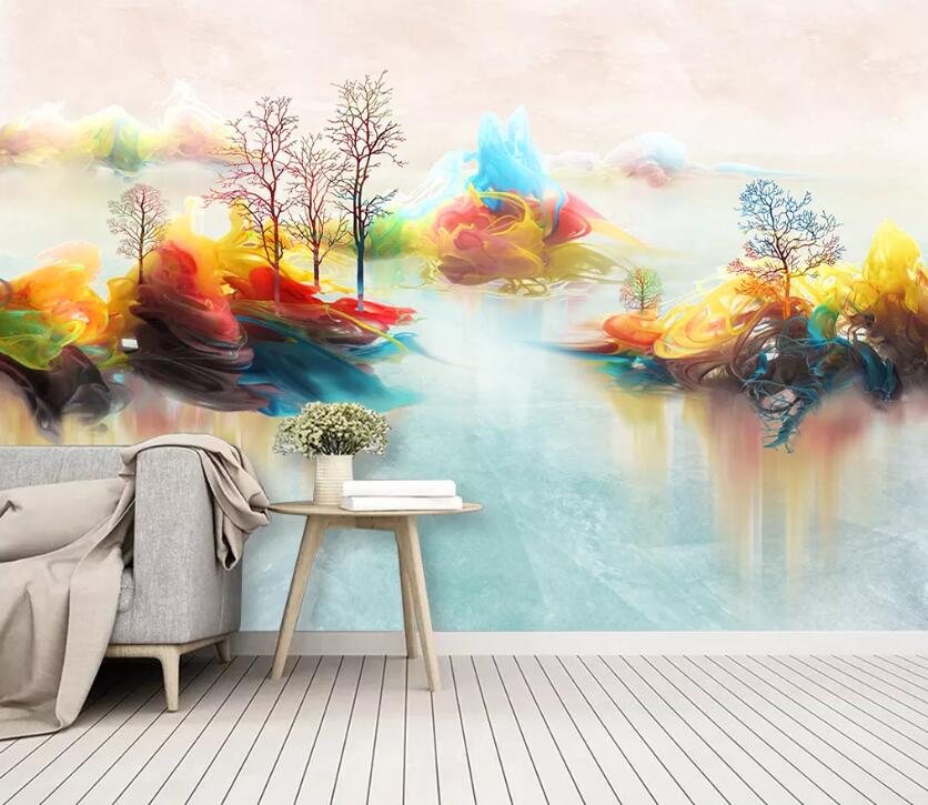 3D Color Tree WC2220 Wall Murals