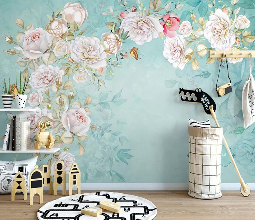 3D Rose Bud WC2197 Wall Murals