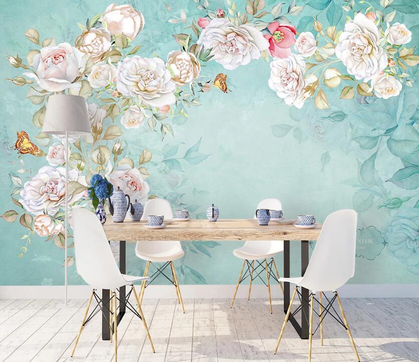 3D Rose Bud WC2197 Wall Murals