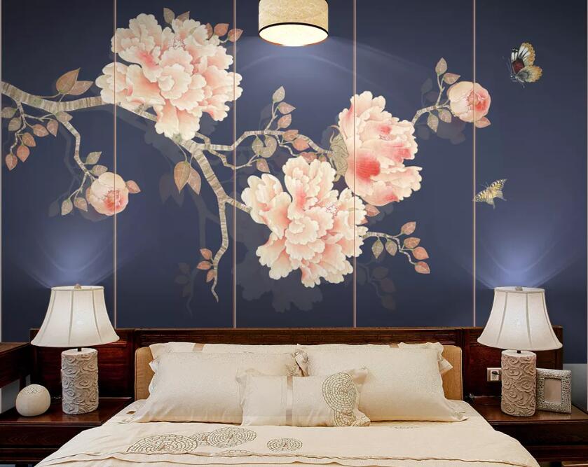 3D Butterfly Pink WC2139 Wall Murals