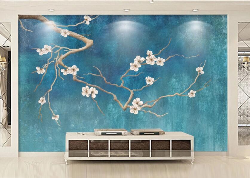 3D Plum Blossom WC2135 Wall Murals