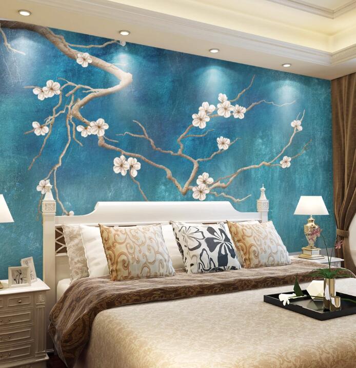 3D Plum Blossom WC2135 Wall Murals