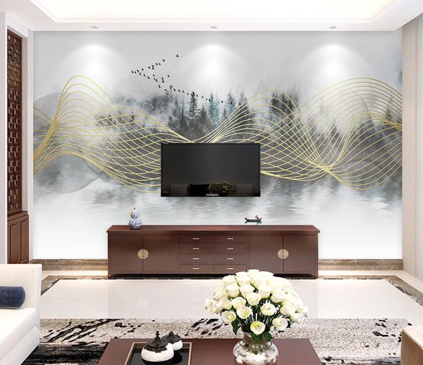 3D Forest Bird WC2114 Wall Murals