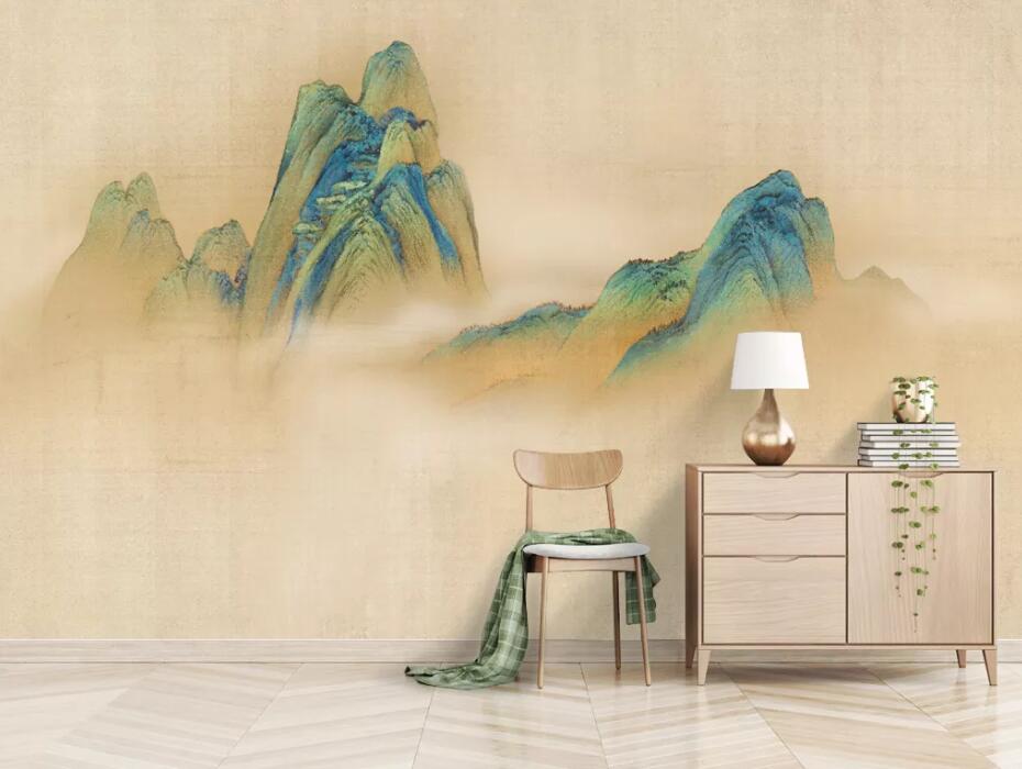 3D Mountain Peak WC2092 Wall Murals