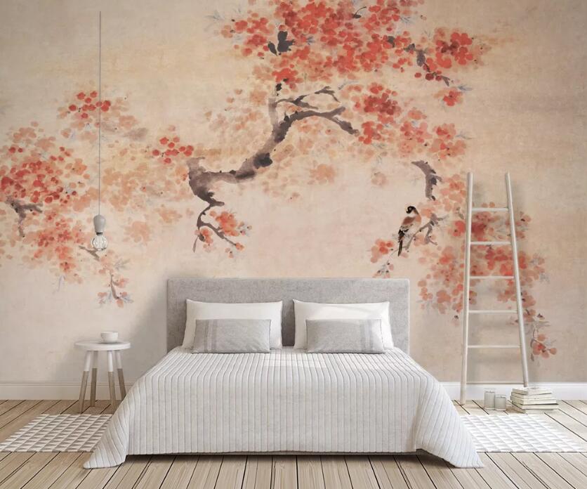 3D Ink Plum WC2052 Wall Murals