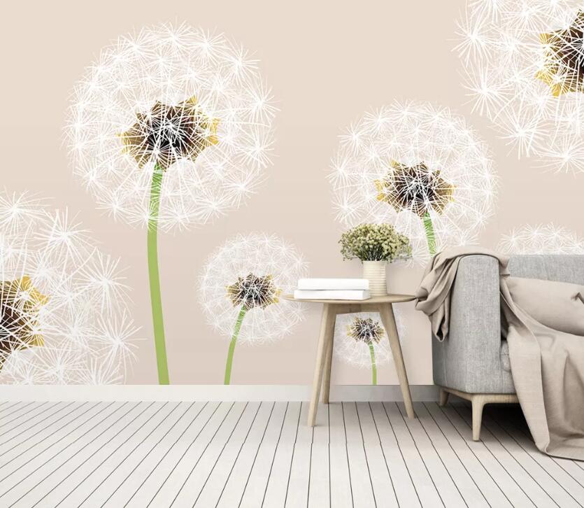 3D Dandelion WC27 Wall Murals Wallpaper AJ Wallpaper 2 