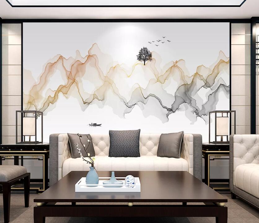 3D Color Wave WC21 Wall Murals Wallpaper AJ Wallpaper 2 