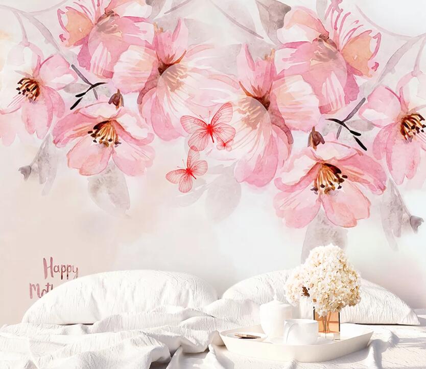 3D Peach Blossom WC1971 Wall Murals