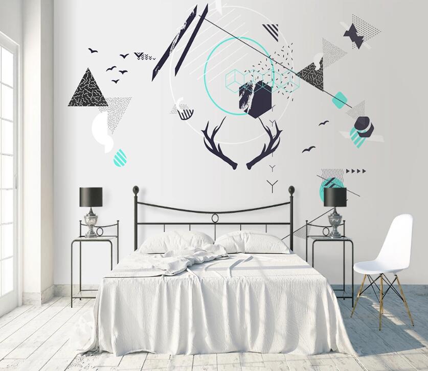 3D Geometric Patterns WC76 Wall Murals Wallpaper AJ Wallpaper 2 